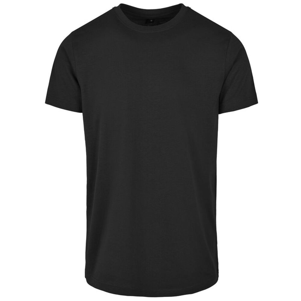 Build Your Brand Mens Basic Round Neck / Black